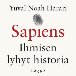 Sapiens: Ihmisen lyhyt historia – Yuval Noah Harari, äänikirjan kansi
